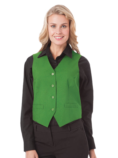 Women's 2-Pocket Scotchgard Treated Bistro Vest - BG1265 - Kelly