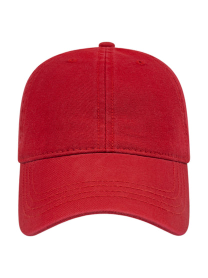 Unisex Relaxed Golf Cap - BG1510C - Red