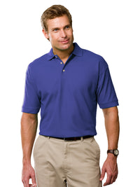 Men's Stain Release Pique Polo - BG2201 - French Blue