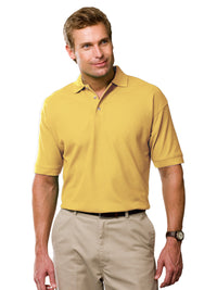 Men's Stain Release Pique Polo - BG2201 - Maize