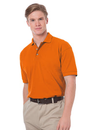 Men's Stain Release Pique Polo - BG2201 - Orange