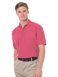 Men's Stain Release Pique Polo - BG2201 - Sangria