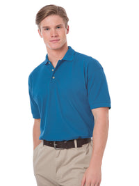 Men's Stain Release Pique Polo - BG2201 - Turquoise