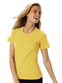 Women's Jewelneck T-Shirt - BG4702 - Maize
