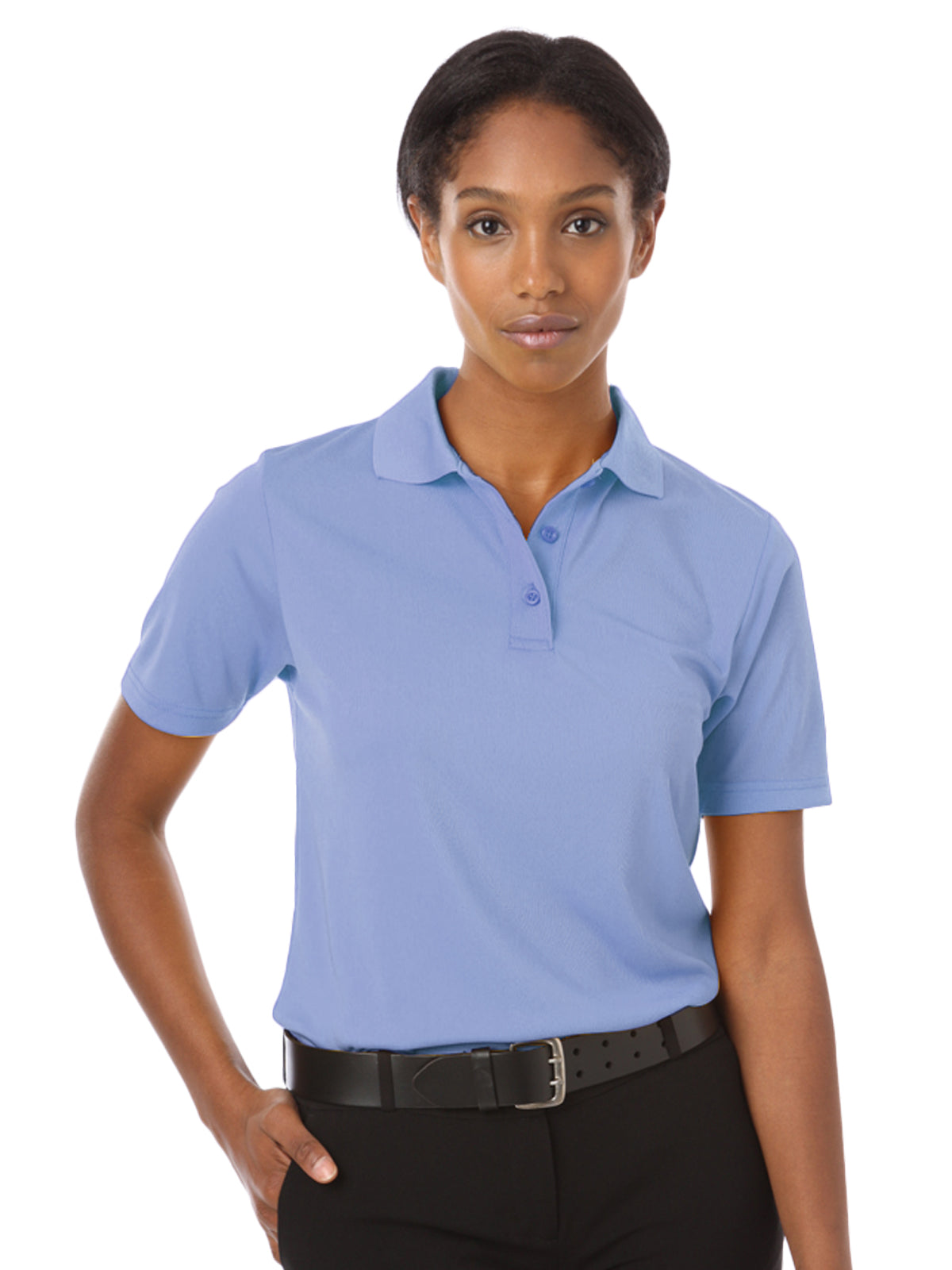 Women's Pocketless IL-50 Polo - BG6051 - Light Blue