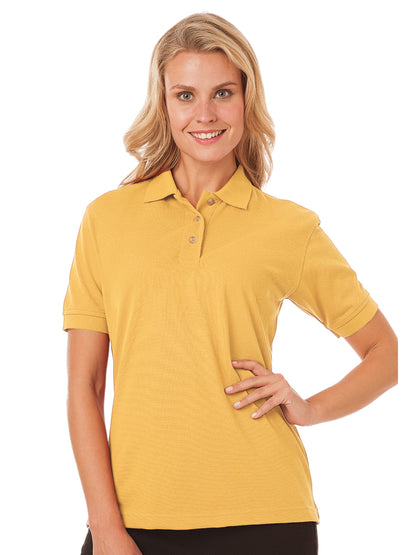 Women's Pocketless Superblend Pique Polo - BG6204 - Maize