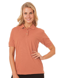 Women's Pocketless Superblend Pique Polo - BG6204 - Salmon
