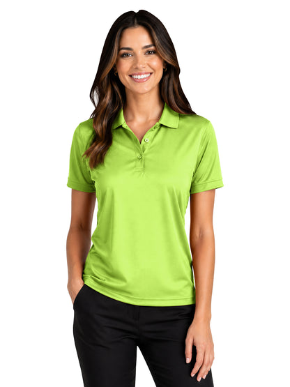 Women's Pocketless Value Wicking Polo - BG6300 - Optic Yellow