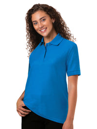 Women's Pocketless Value Wicking Polo - BG6300 - Turquoise