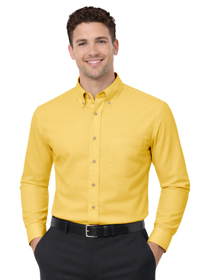 Men's 1-Pocket Superblend Poplin Shirt - BG7216 - Maize