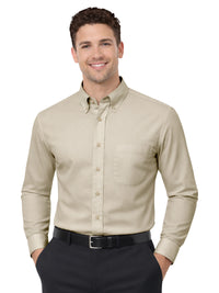 Men's 1-Pocket Superblend Poplin Shirt - BG7216 - Natural