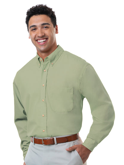 Men's 1-Pocket Superblend Poplin Shirt - BG7216 - Sage
