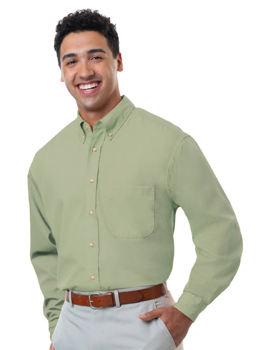 Men's 1-Pocket Superblend Poplin Shirt - BG7216 - Sage