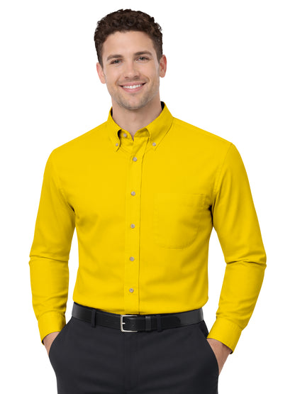 Men's 1-Pocket Superblend Poplin Shirt - BG7216 - Yellow