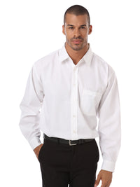 Men's 1-Pocket Bistro Shirt - BG7267 - White