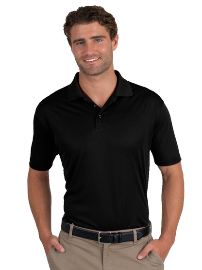 Men's Pocketless Titan Value Polo - BG7300 - Black
