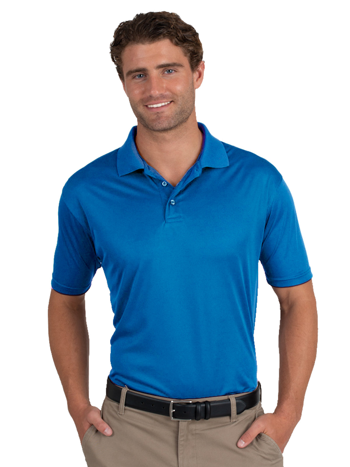 Men's Pocketless Titan Value Polo - BG7300 - Turquoise