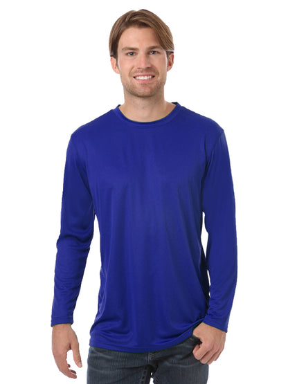 Men's Pocketless Value Long Sleeve Tee - BG7303 - Royal
