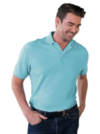 Men's Pocketless Soft Touch Polo - BG7500 - Aqua