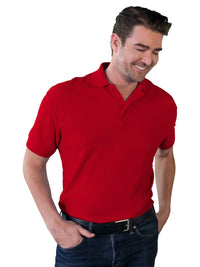Men's Pocketless Soft Touch Polo - BG7500 - Red