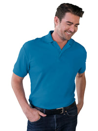 Men's Pocketless Soft Touch Polo - BG7500 - Turquoise