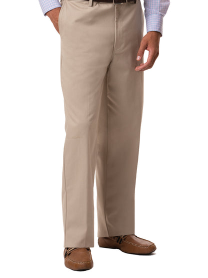 Men's 4-Pocket Scotchgard Flat Front Pant - BG8001P - Khaki