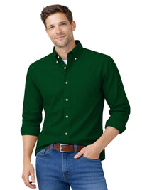 Men's 1-Pocket Cotton Twill Shirt - BG8213 - Hunter