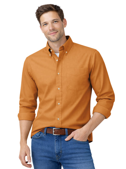Men's 1-Pocket Cotton Twill Shirt - BG8213 - Mango