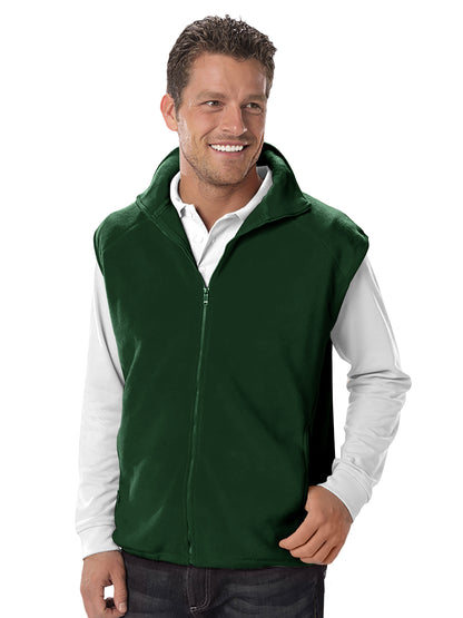 Unisex 2-Pocket Micro Fleece Zip Front Vest - BG9953 - Polar Hunter