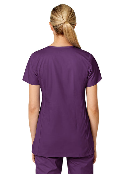 Women's Four-Pocket Maternity Fit Top - 145 - Eggplant