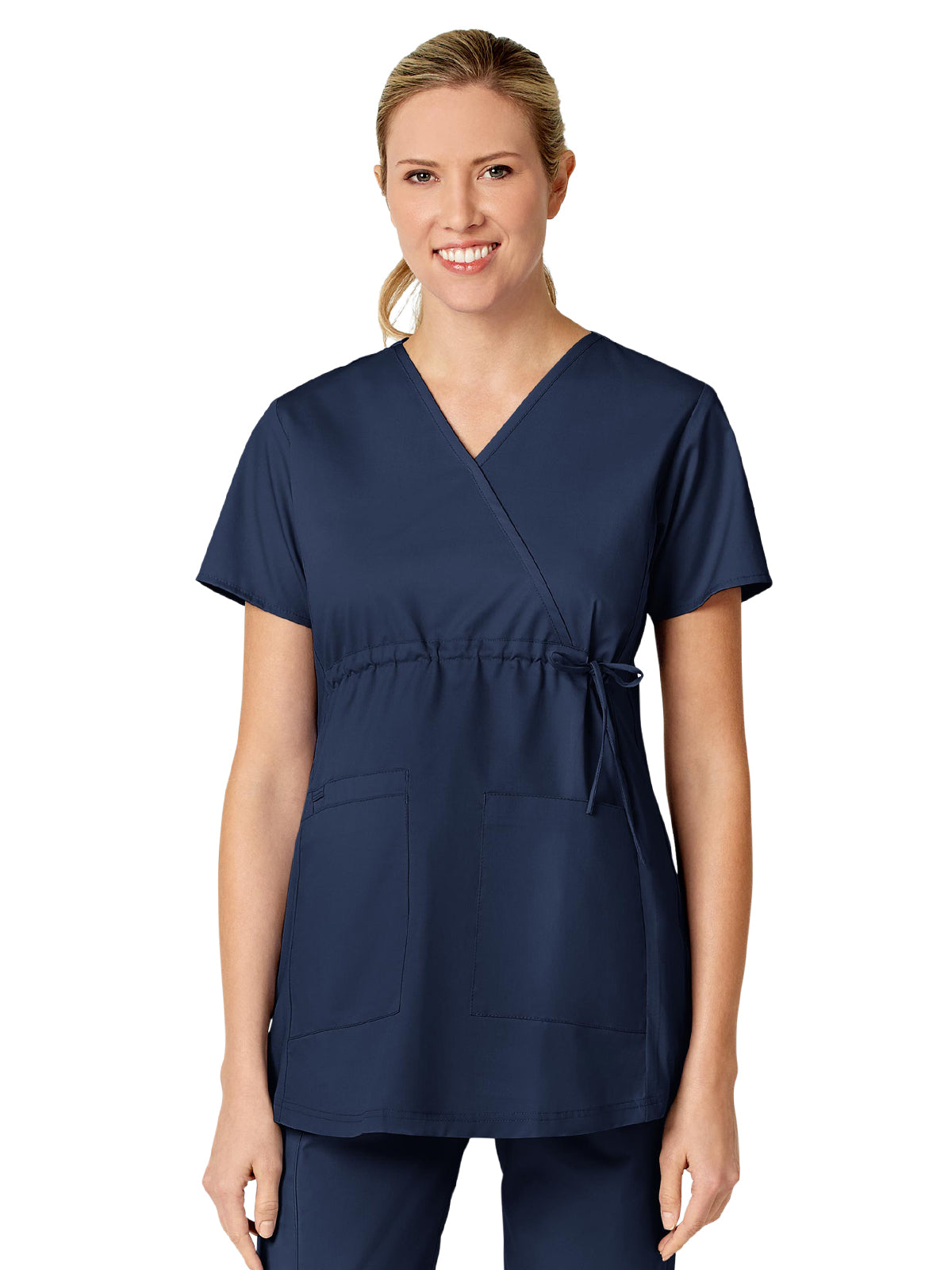 Women's Four-Pocket Maternity Fit Top - 145 - Navy