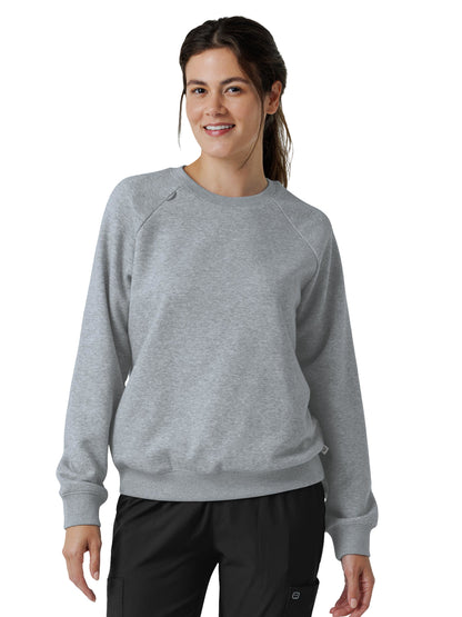 Women's Pullover Sweatshirt - 2169 - Grey Heather