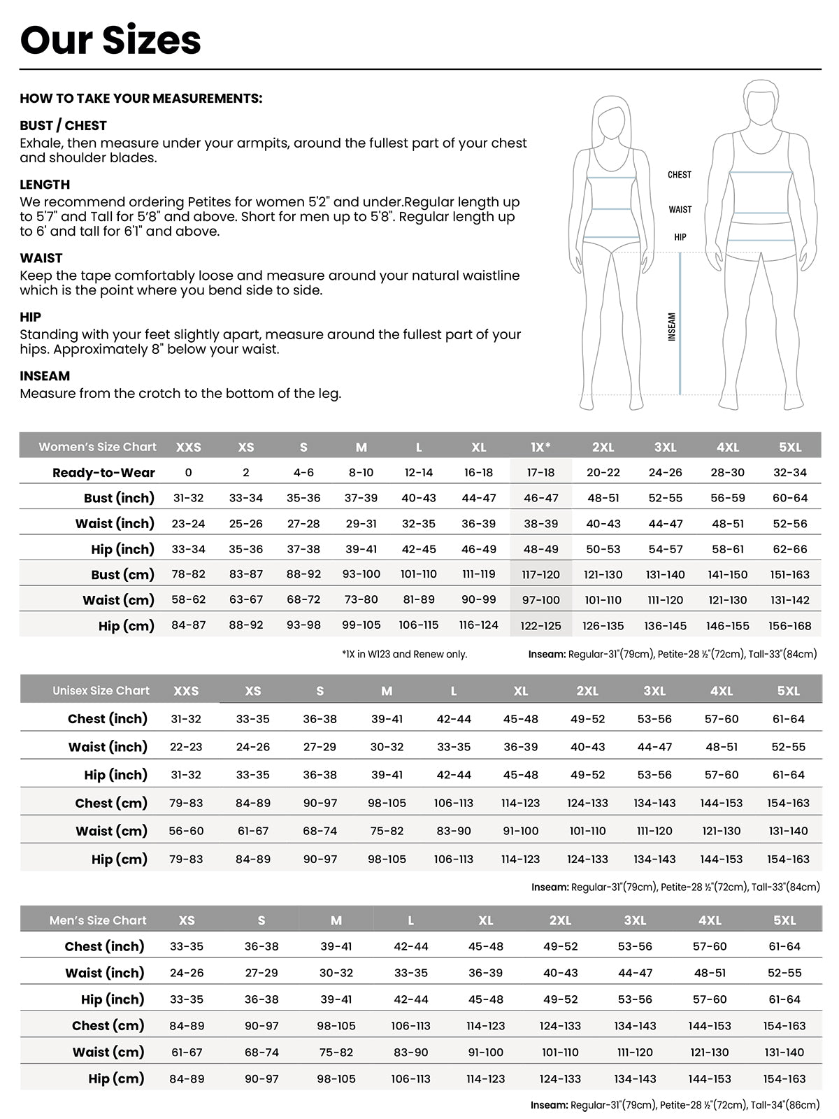 SIZECHART