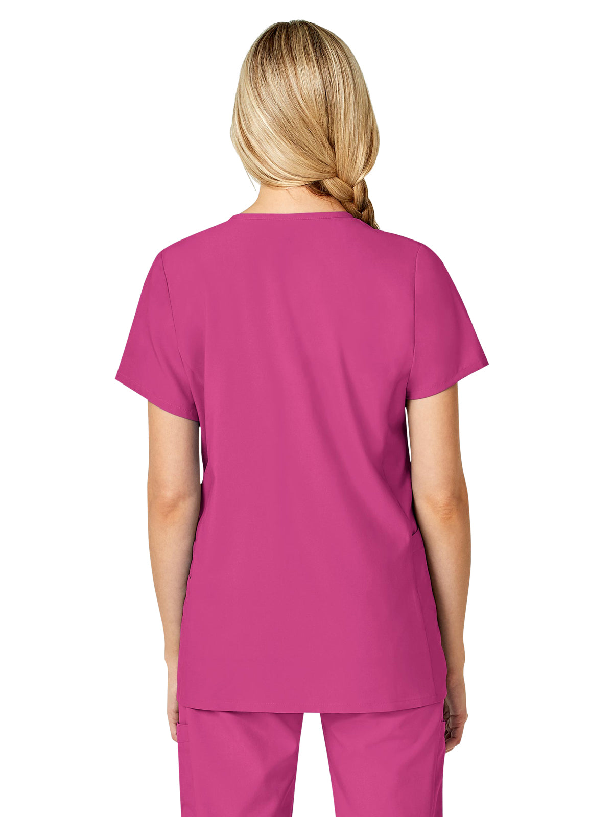 Women's Five-Pocket Maternity Top - 4555 - Hot Pink