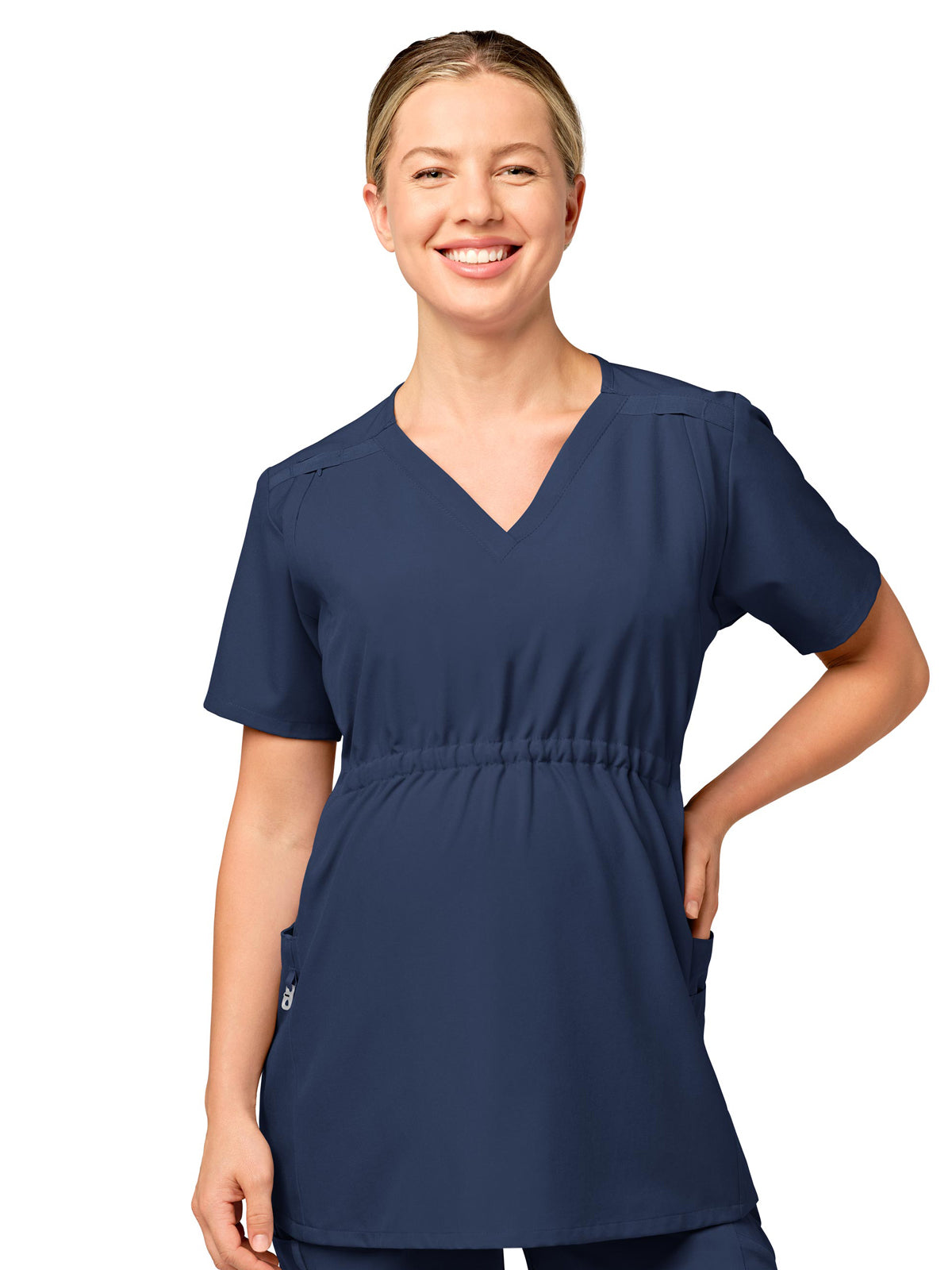 Women's Five-Pocket Maternity Top - 4555 - Navy