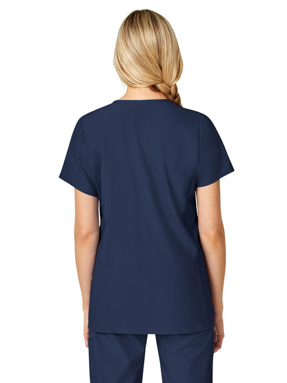 Women's Five-Pocket Maternity Top - 4555 - Navy