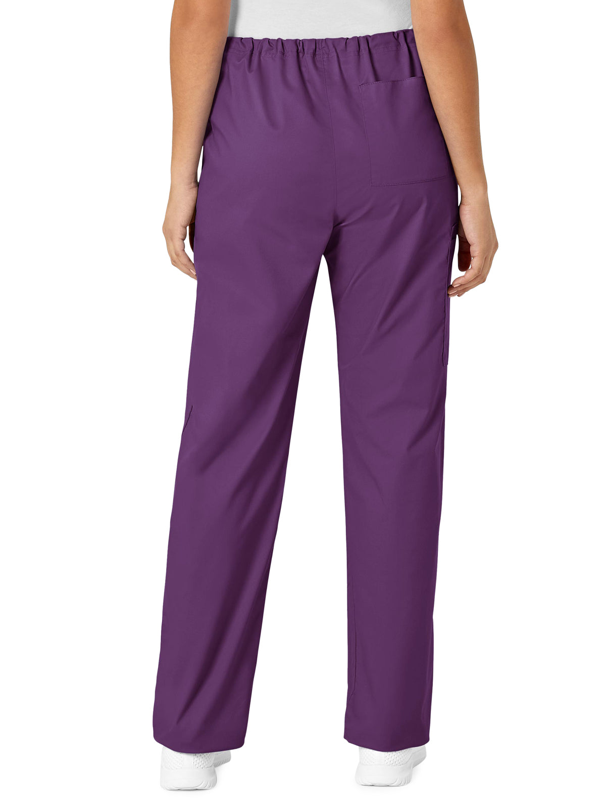 Unisex Four-Pocket Drawstring Cargo Pant - 500 - Eggplant