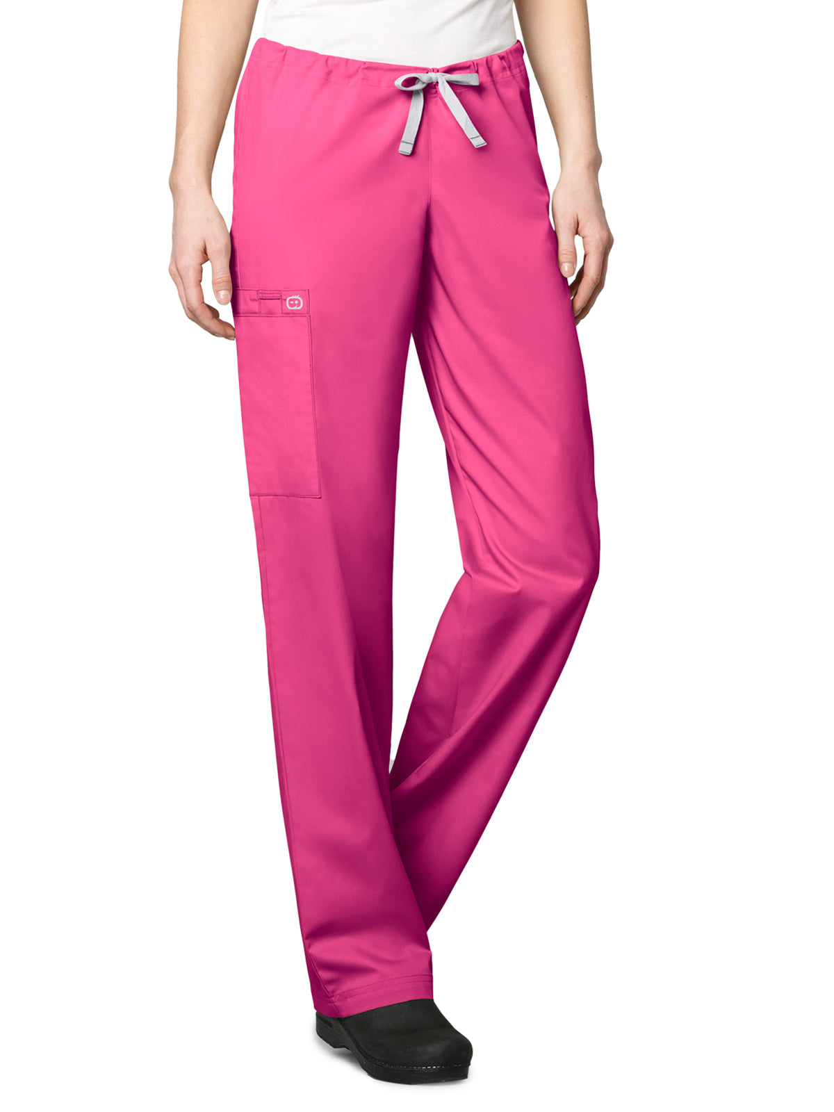 Unisex Four-Pocket Drawstring Cargo Pant - 500 - Fuchsia