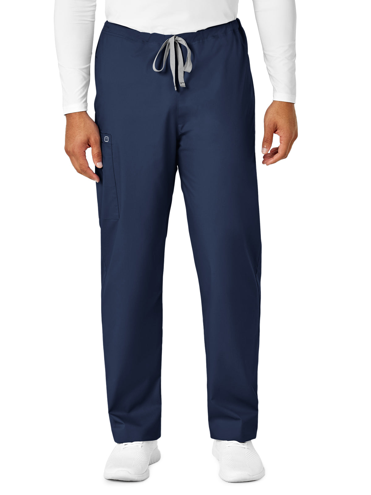 Unisex Four-Pocket Drawstring Cargo Pant - 500 - Navy