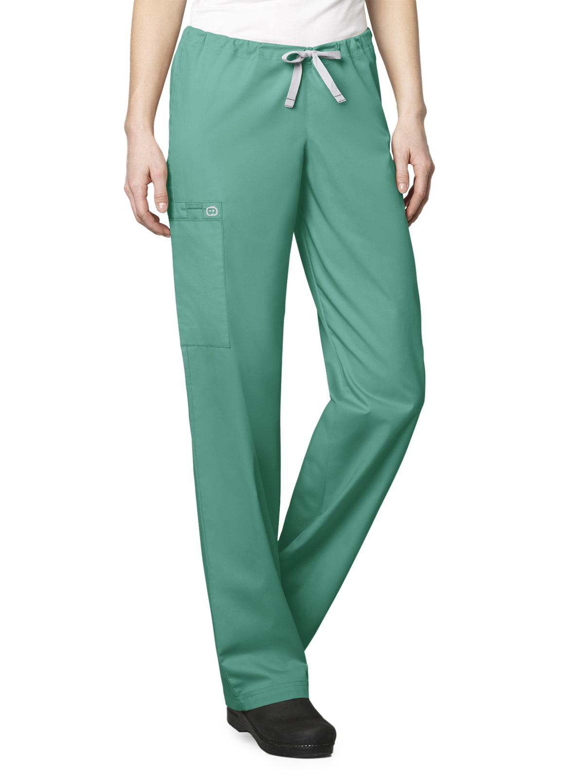 Unisex Four-Pocket Drawstring Cargo Pant - 500 - Surgical Green