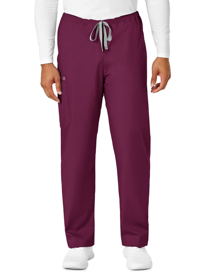 Unisex Four-Pocket Drawstring Cargo Pant - 500 - Wine