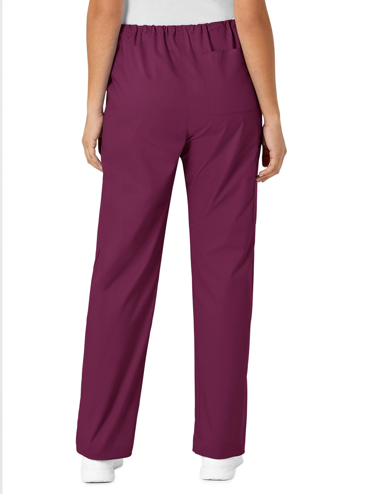 Unisex Four-Pocket Drawstring Cargo Pant - 500 - Wine