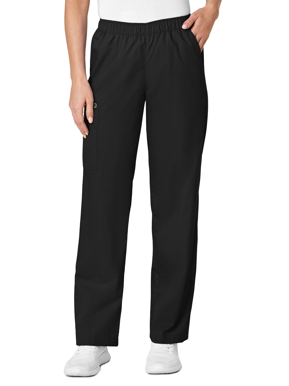 Women's Five-Pocket Pull-On Cargo Pant - 501 - Black