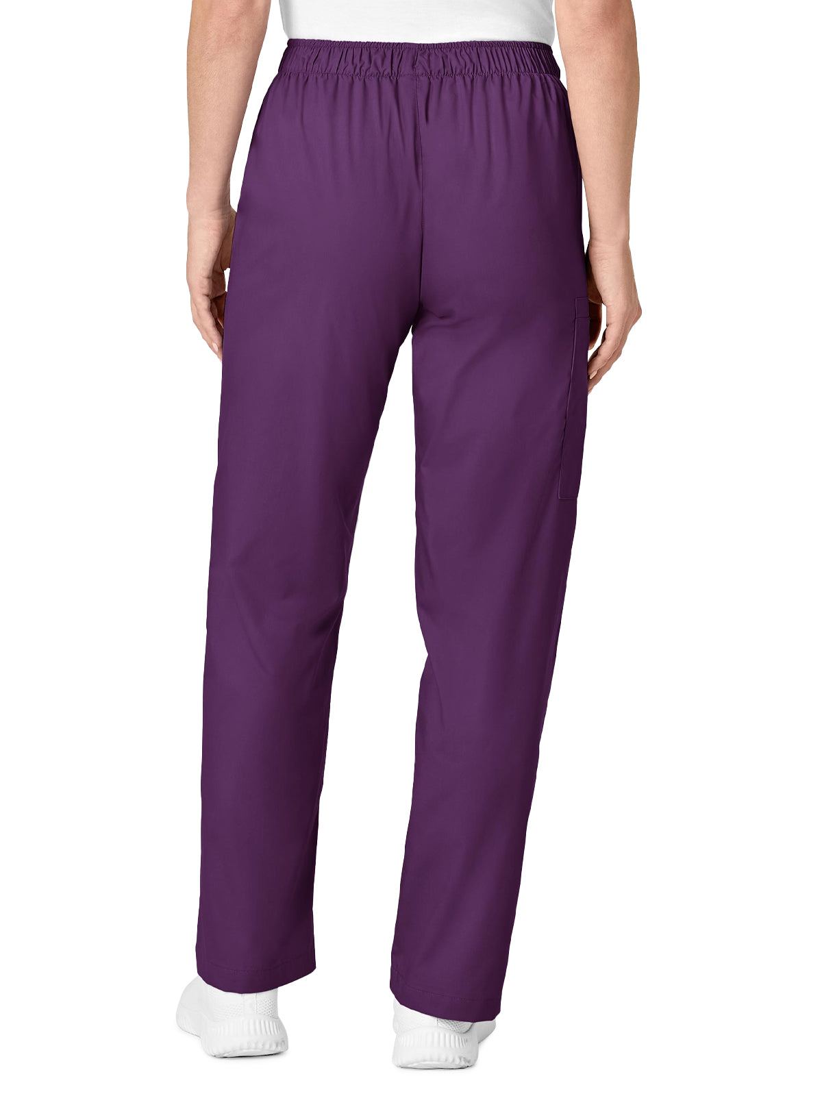 Women's Five-Pocket Pull-On Cargo Pant - 501 - Eggplant