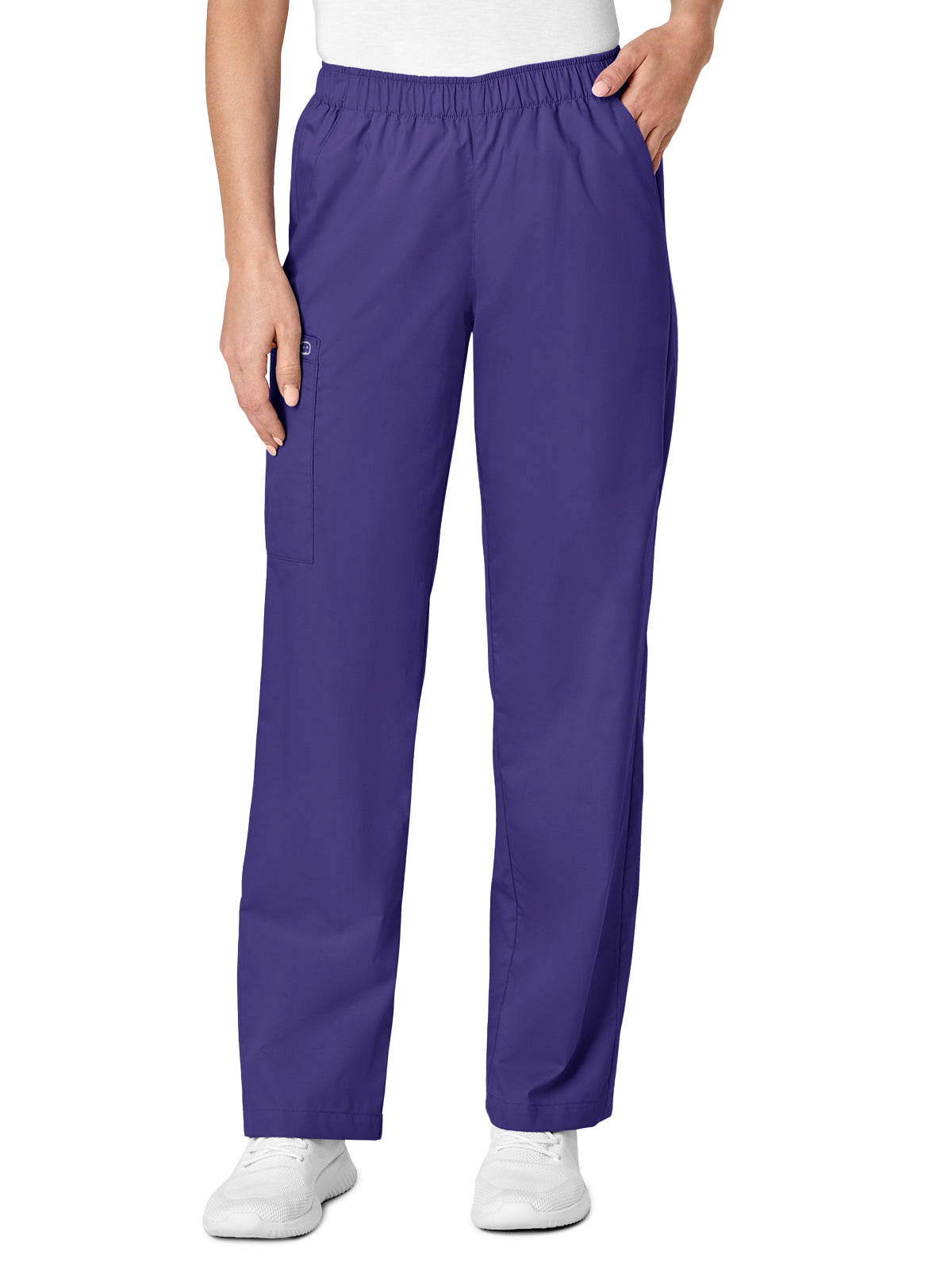 Women's Five-Pocket Pull-On Cargo Pant - 501 - Grape