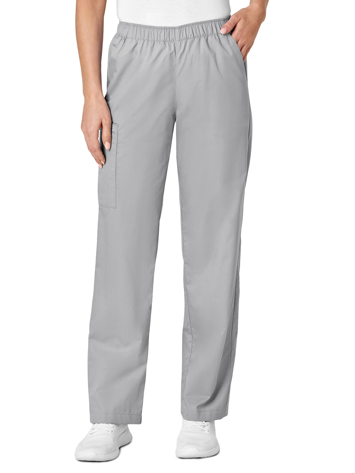 Women's Five-Pocket Pull-On Cargo Pant - 501 - Grey