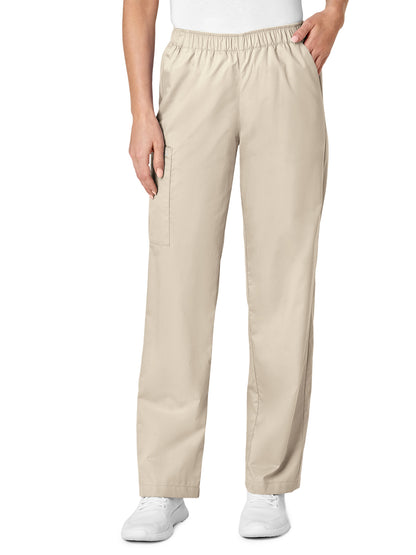 Women's Five-Pocket Pull-On Cargo Pant - 501 - Khaki