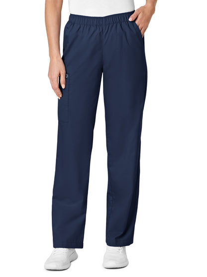 Women's Five-Pocket Pull-On Cargo Pant - 501 - Navy