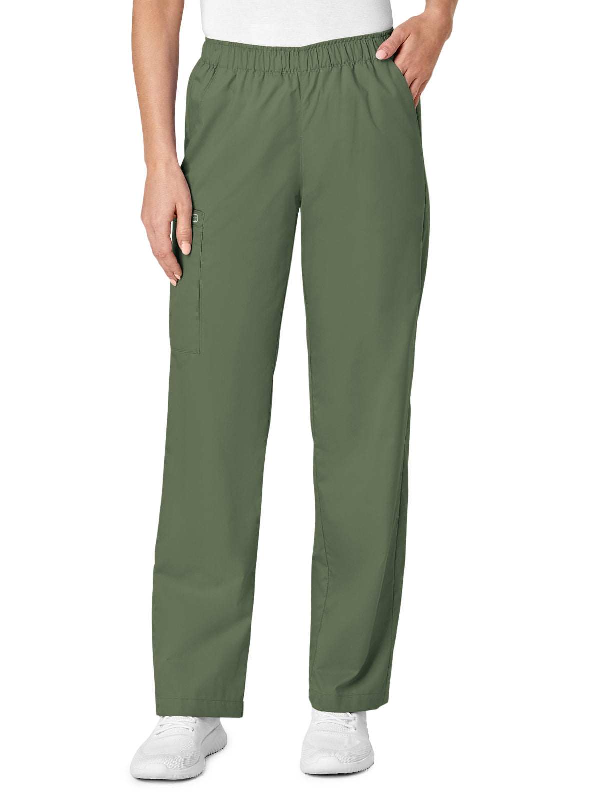 Women's Five-Pocket Pull-On Cargo Pant - 501 - Olive