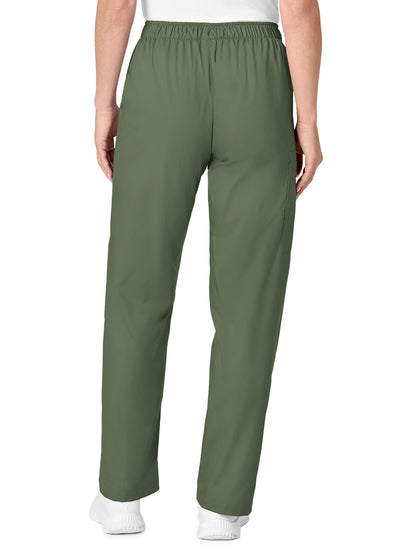 Women's Five-Pocket Pull-On Cargo Pant - 501 - Olive